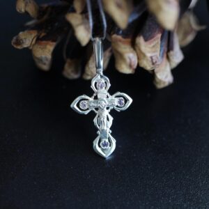 Purple Blossom Cross