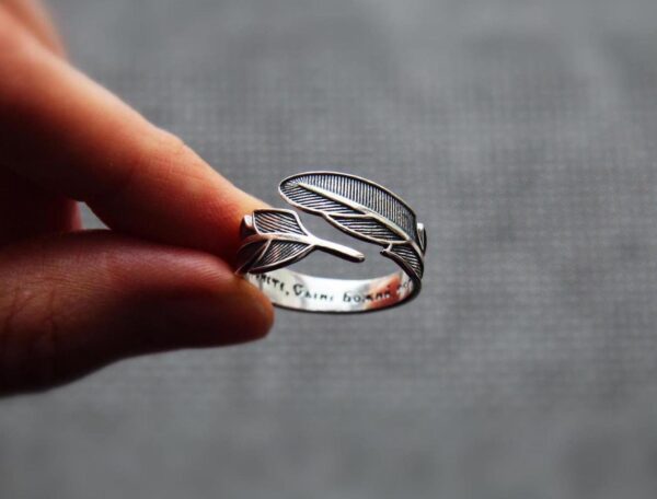 Angel Feather Orthodox Ring